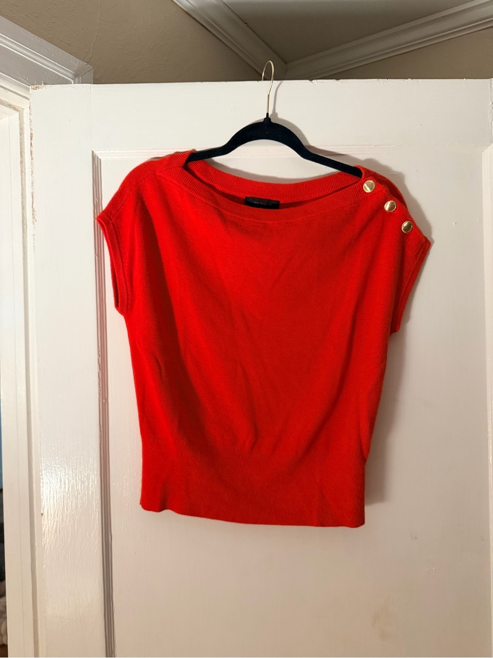 ❤️ Ann Taylor Red Sweater Top – Size Small ❤️